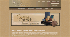 Desktop Screenshot of brandywineleathers.com